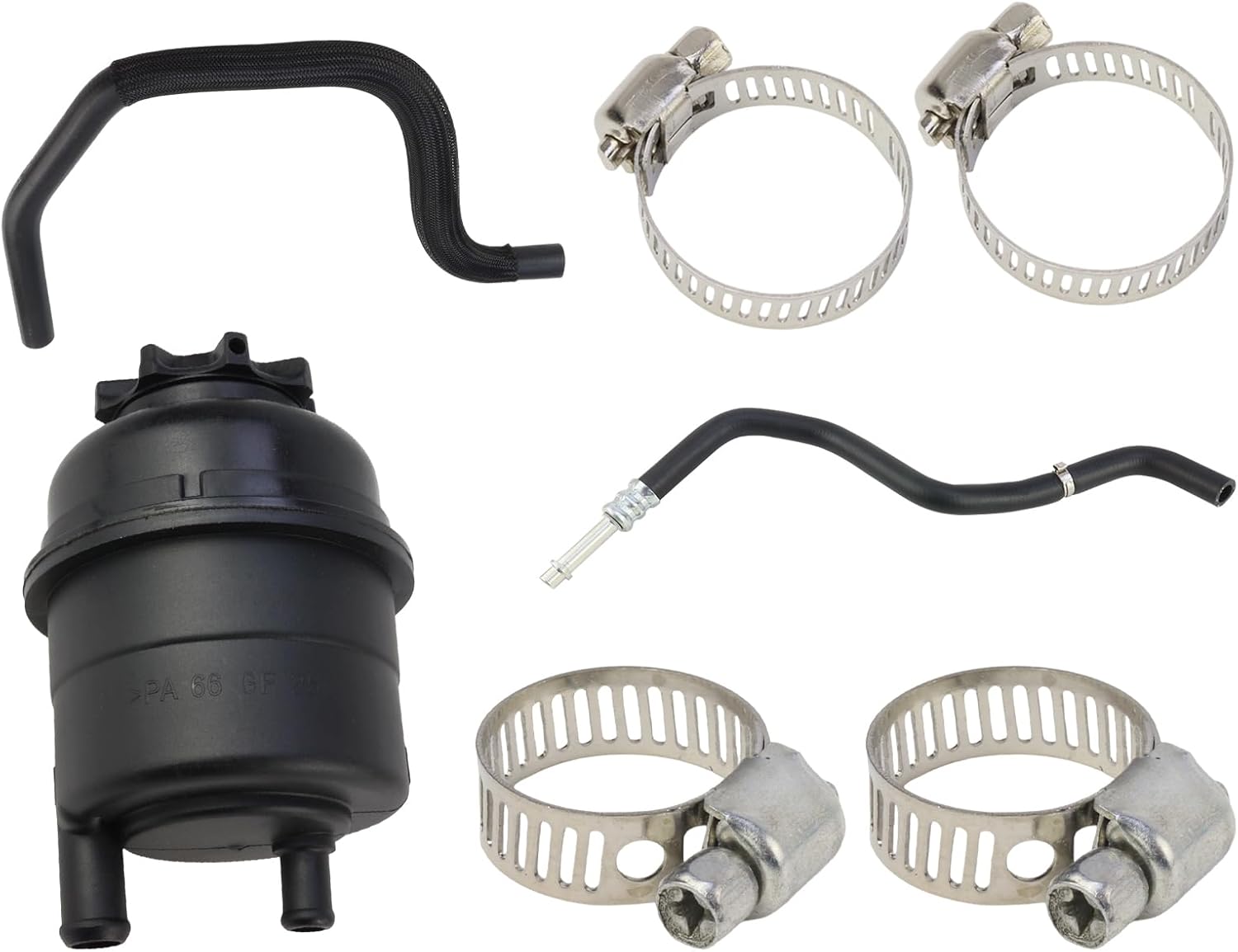 MUNIK Power Pump Oil Bottle and Tube Set (Replacement for BMW 5 Series and other models)