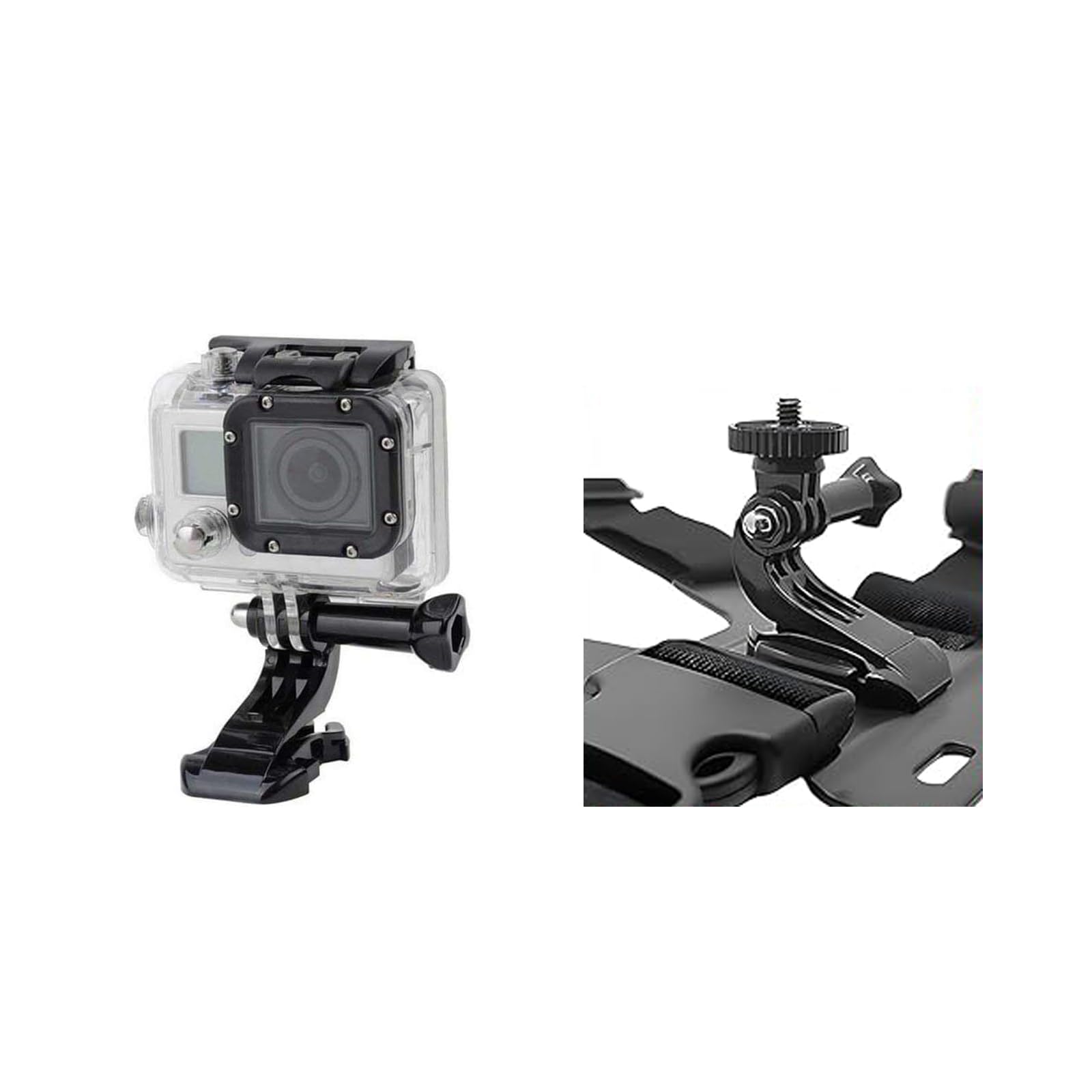 Adjustable Chest Mount Harness for Insta 360 X5 X4 X3 X2 X ACE Pro ONE RS R GO 2 3, Chest Strap Body Mount for Gopro Hero Series and Fusion Max, DJI OSMO Action, AKASO and Most Action Cameras 3