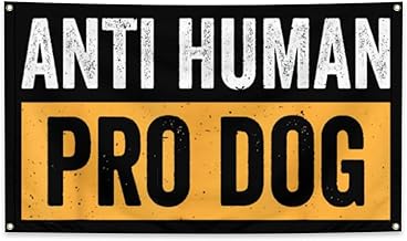 Resist Protest Dog Political Satire Frog Pug Party Supplies Backdrop Wall Decor for Outdoor Indoor House Garden Greeting Gift Garage Home Lawn