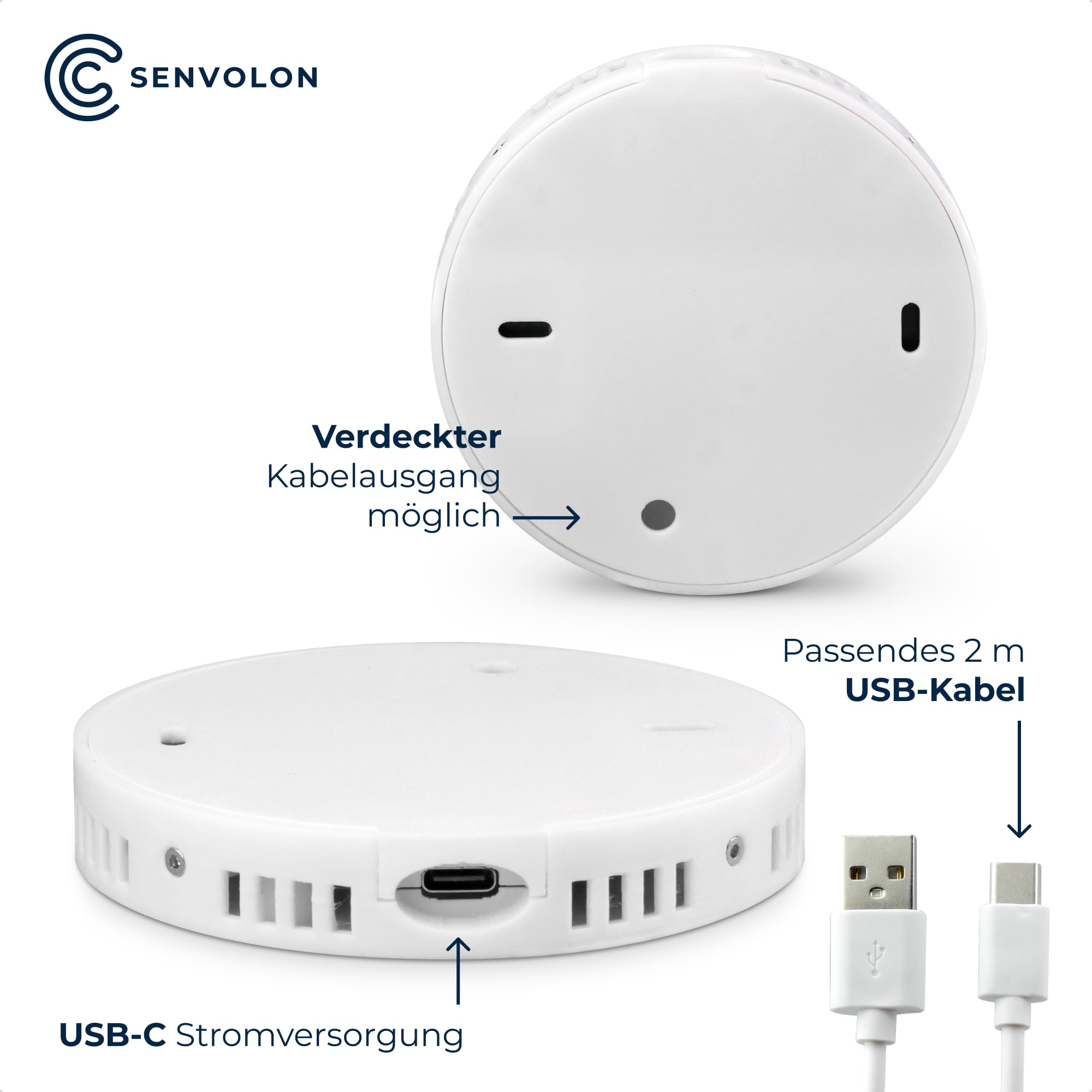 Präsenzmelder KL MZ WLAN – Smart Home Bewegungsmelder (60 Ghz) mit Anwesenheitserkennung und Zoneneinteilung – Klimasensorik - für Home Assistant, OpenHAB, ioBroker oder Node-RED (MQTT)