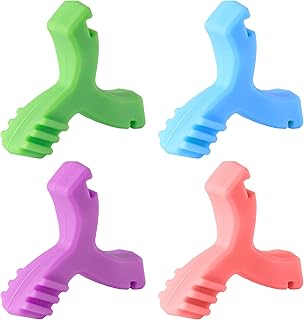 LOVEWEE Aligner Chewies, 4 PCS Y-Shaped Orthodontics Aligner Chewies for Trays Seater Invisible Braces Orthodontic Munchies(Blueberry, Watermelon, Mint, Grape)