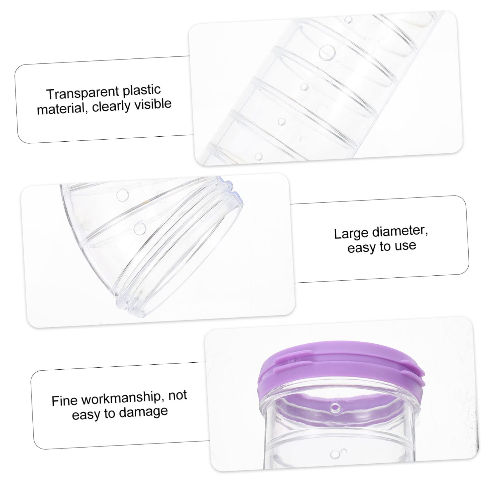 ibasenice 4 Sätze Hamster Röhrenset Teiliges DIY Spieltunnel Kit Flexiblen Verbindern für Kleine Haustiere Erweiterbar Leicht zu Reinigen zur Käfigerweiterung Labyrinth für Hamster