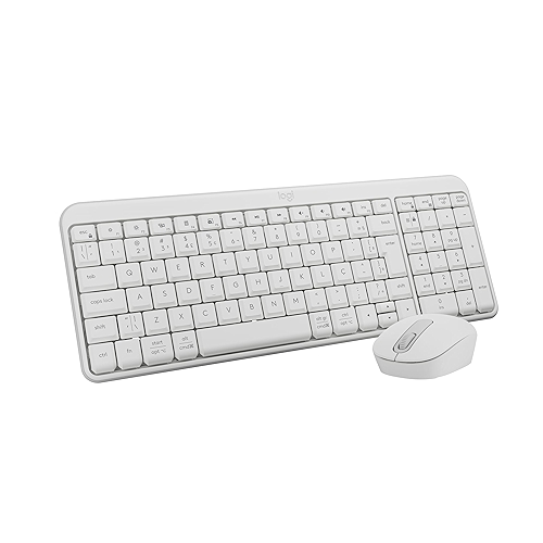 Combo Teclado e Mouse Sem Fio Logitech MK250 Bluetooth com Conectividade Rápida e Fácil, D...