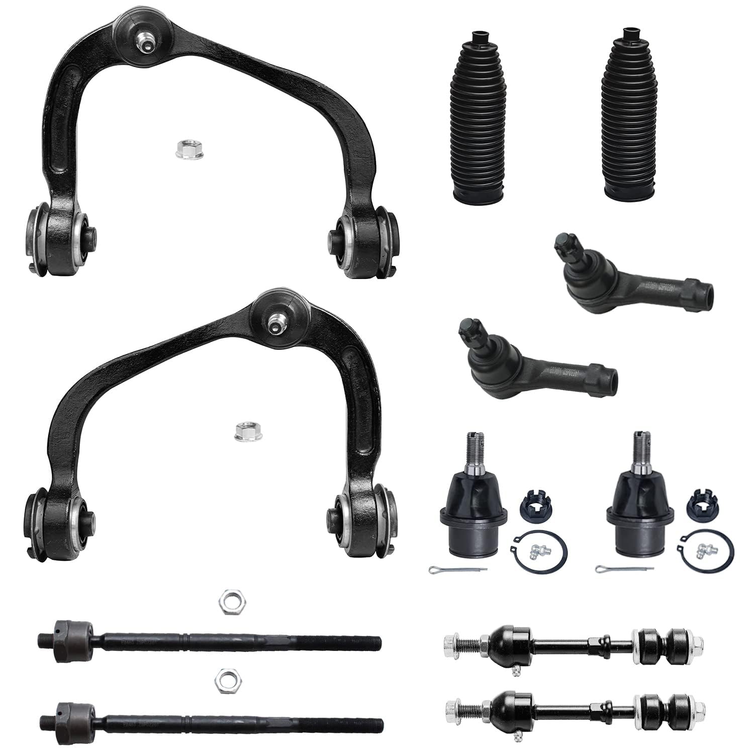 Detroit Axle - 2WD Front End 12pc Suspension Kit for 05-08 Ford F-150