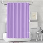 Black Shower Curtain Liner PEVA Bath Curtain with 3 Magnets Thickened Water Proof Quick Drying Shower Curtain Set with 12 White Hooks Plastic Shower Liner for Bathroom Shower,71x71inch