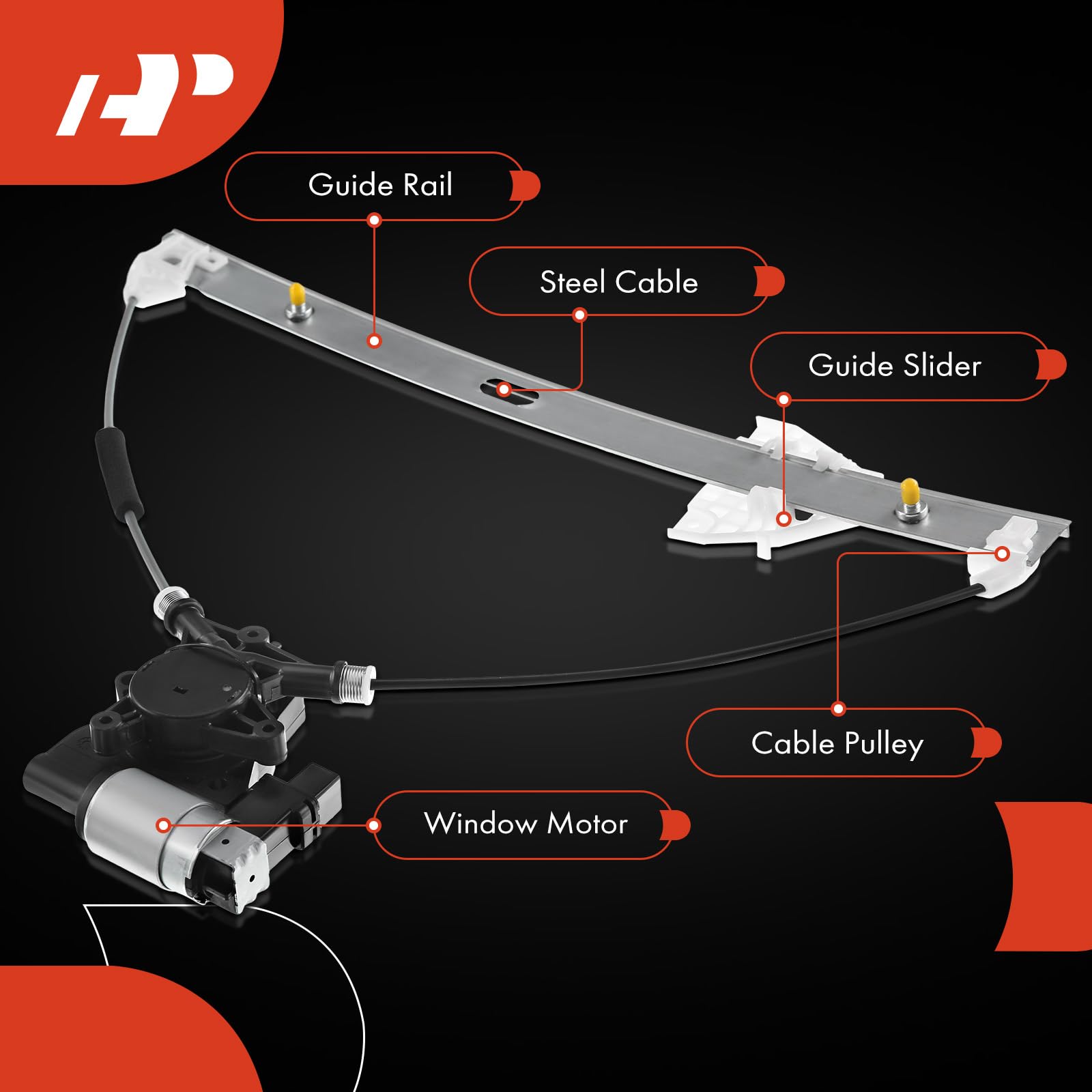 Amazon.com: A-Premium Front Passenger Side Power Window Regulator