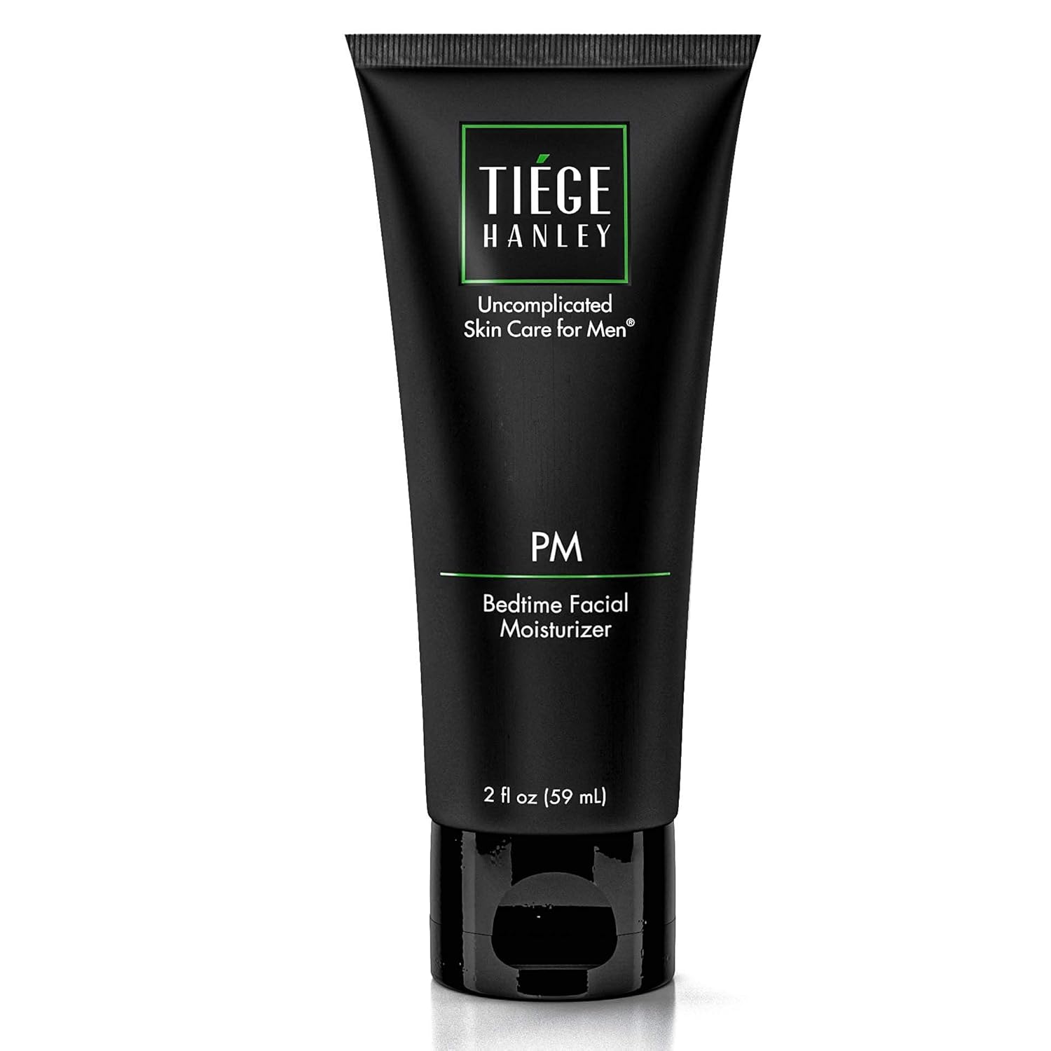 Tiege Hanley Bedtime Facial Moisturizer for Men (PM) | Restore & Replenish Skin While Sleeping | Face Night Lotion | Anti-Wrinkle & Dark Spot Remover | For Dry or Sensitive Skin | Unscented | 2 Ounces : Beauty & Personal Care