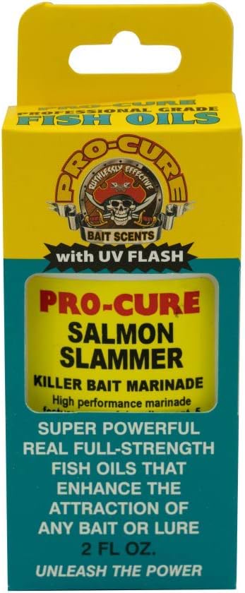 Pro-Cure Salmon Slammer Bait Oil, 2 Ounce