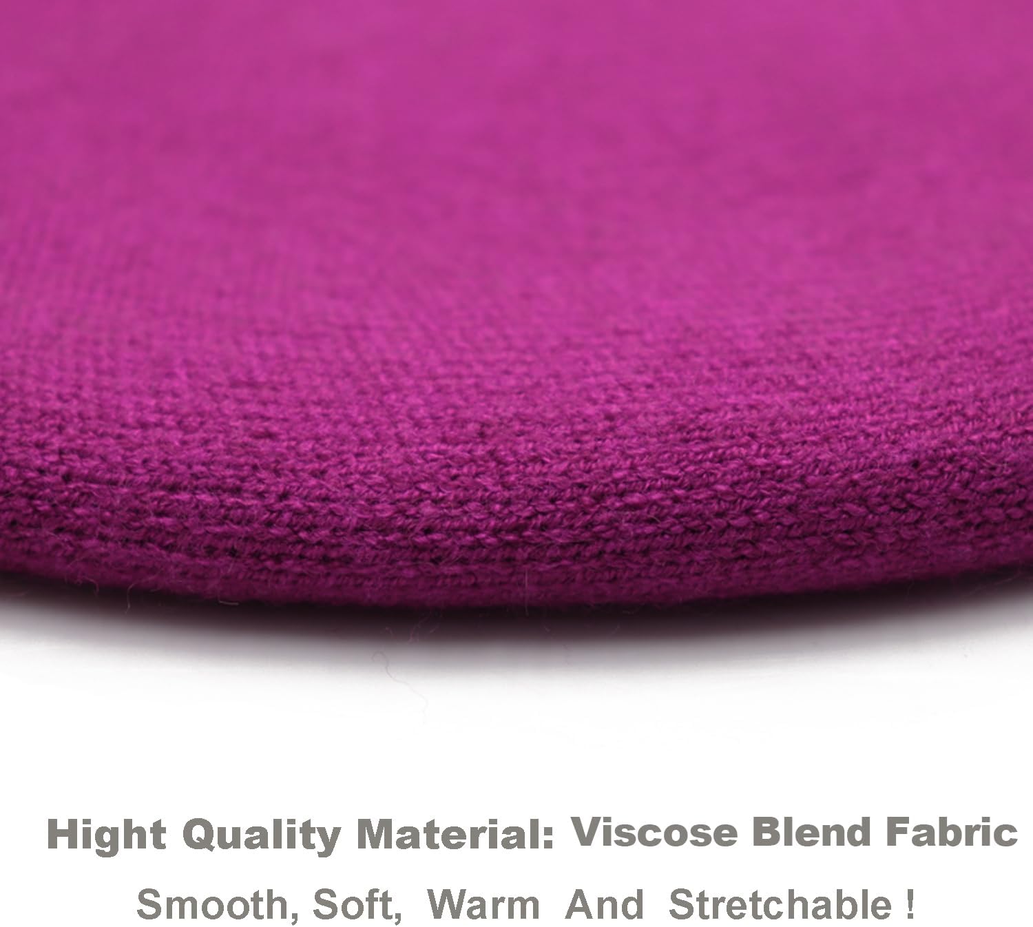 Wheebo French Beret Hat, Reversible Solid Color Beret Cap for Womens Girls Lady Adults - Image 7