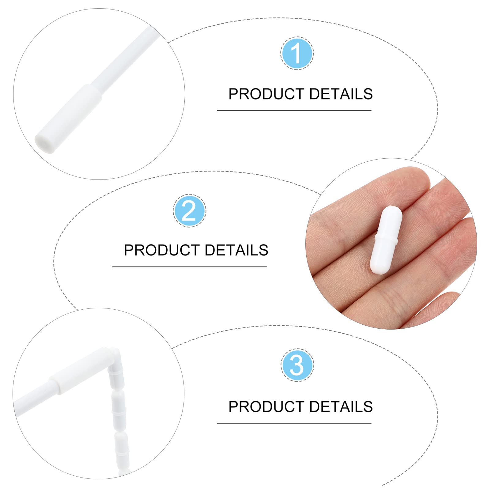 OUNONA 2sätze Labor Magnetrührer Set Ptfe-beschichtete Rührstäbe Für Chemische Anwendungen Teiliges Set Für Und Heimlabor Resistent Gegen Chemikalien Und Hohe Temperaturen