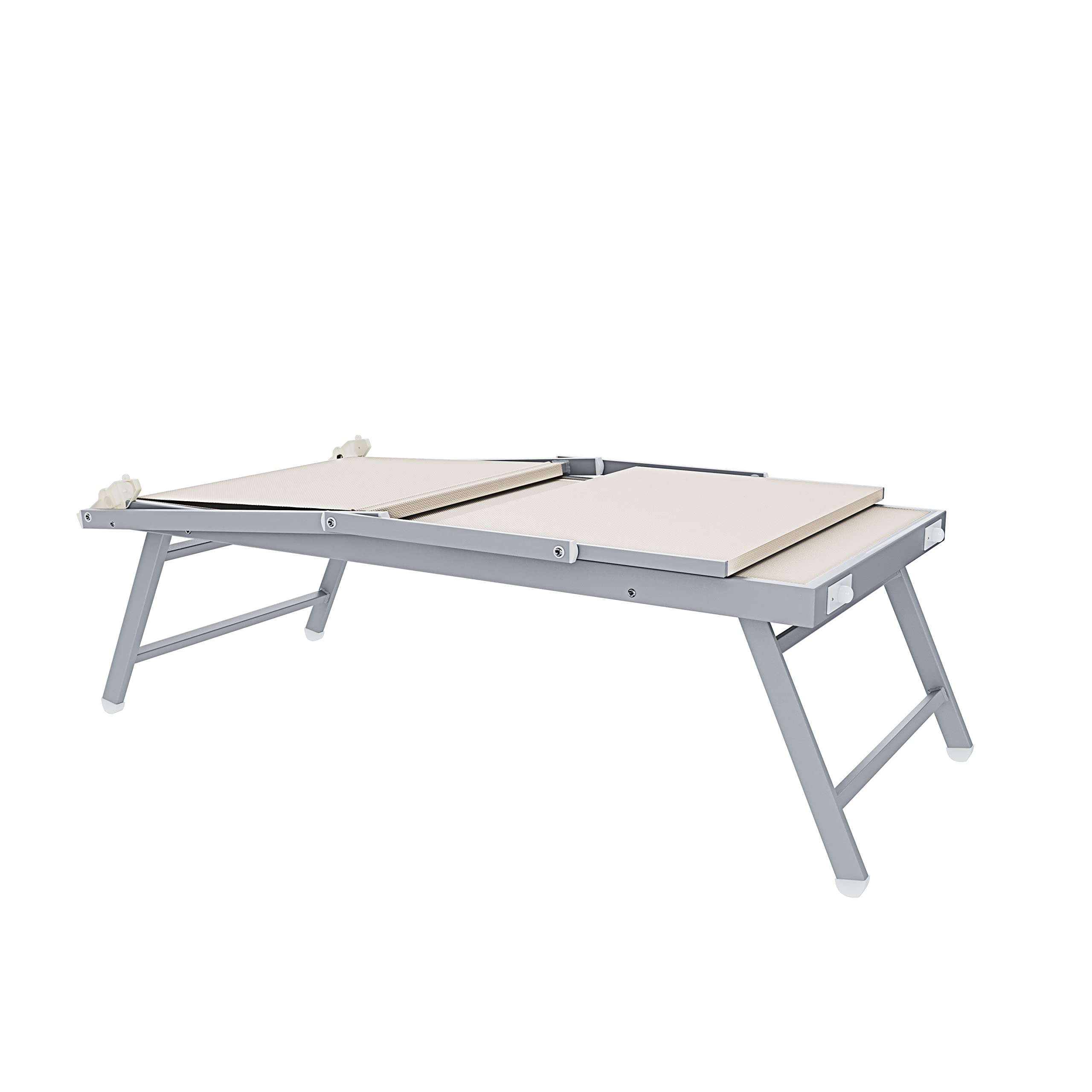 Arreditaly Lettini Prendisole Pieghevole Professionale Alluminio Tessuto Textilene 720 gr/m² Tettuccio Orientabile Parasole Sdraio Prendi Sole Mare Spiaggia Piscina 182 x 60 x 38 cm (2, Beige)
