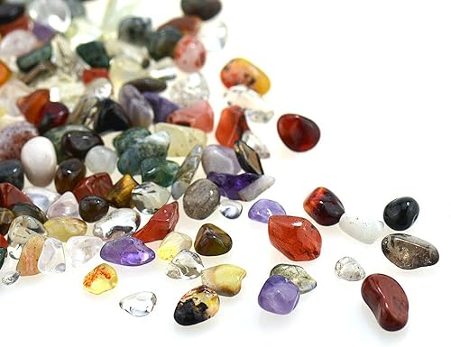 Miniatura 4 de UFEEL Piedras de cuarzo de cristal triturado de fluorita, piedras de forma irregular, piedras curativas para interiores, para jarrones, plantas,