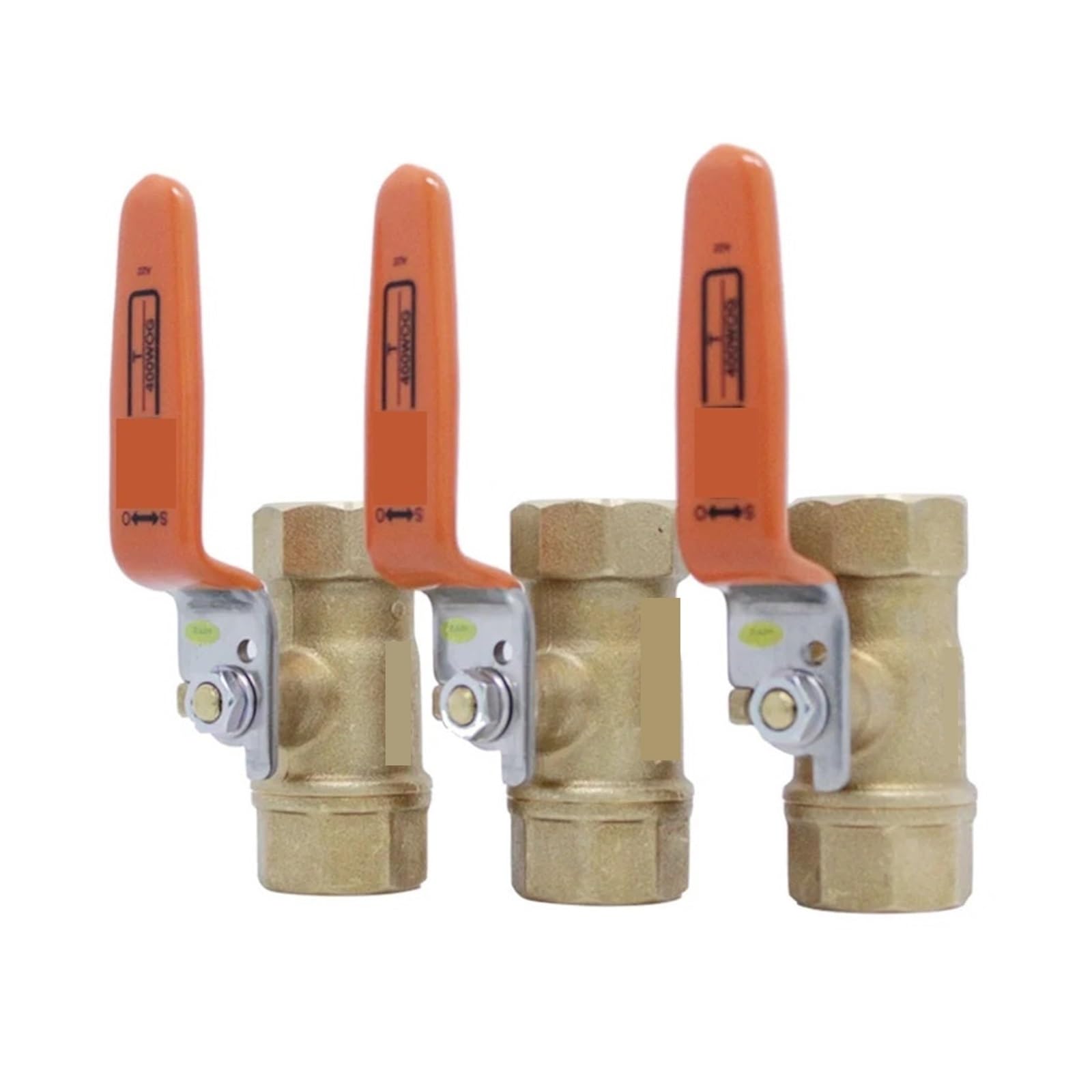 Válvula de Bola de 2 vías Válvulas de Bola roscadas de latón Forjado Tipo T 400 for Agua, Aceite y Gases, DN15, DN20 y DN25 de 1/2 Pulgada(DN80)
