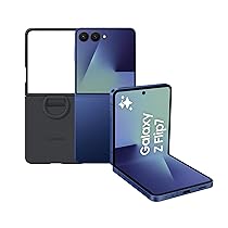 Samsung Galaxy Z Flip7 con Silicone Ring Case Black, Smartphone AI con 3 anni di Garanzia del produttore, RAM 12GB, 512GB, Blue Shadow