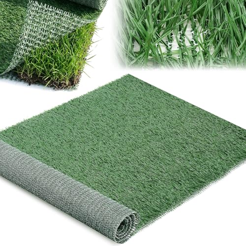 Norme Lawn-Friendly Artificial Grass for Dogs, 3 x 6.5 ft Open-Grid Turf Patch that Allows Natural Grass to Grow, Drainage Dog Potty Mat for Yard & Lawn