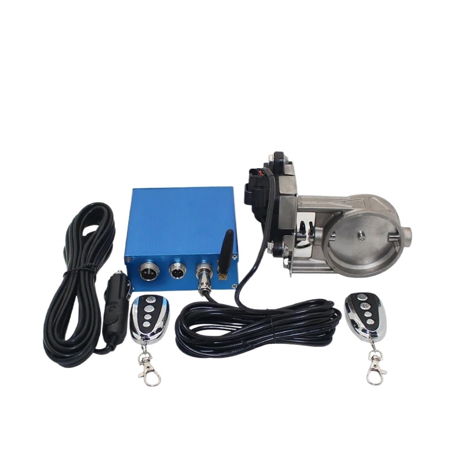 Valve Échappement Électrique Multi-angle Commande à Distance 76mm