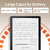 Veidoo lector de ebooks de 6 pulgadas con pantalla E-Ink grande, 32GB ROM, 758 x 1024, 212DPI, SMARTlight ajustable, e-reader Android, parlante integrado, tablet E-Ink con WiFi con funda (negro) 3