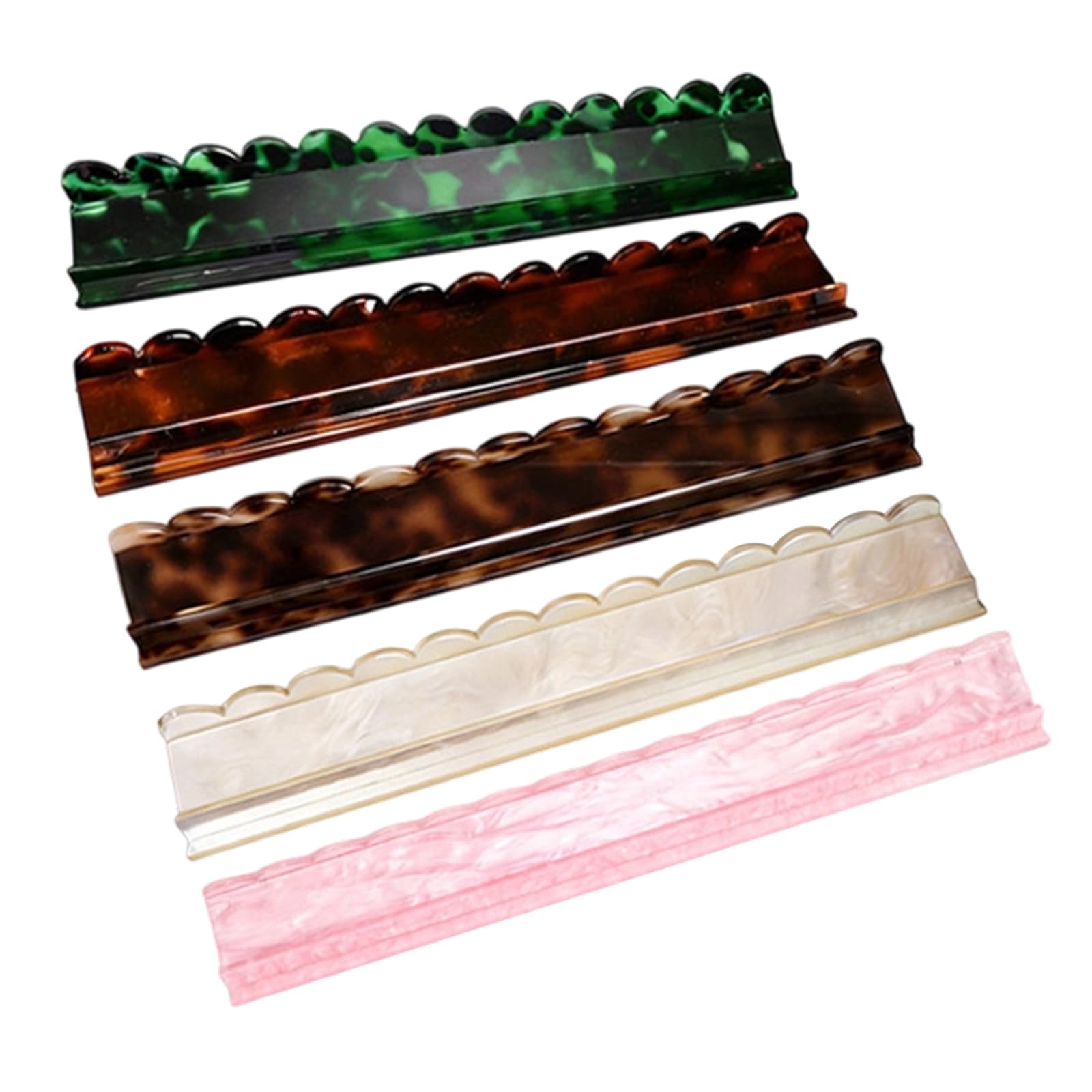 Mahjong Rack aspect acrylique 17,5 pouces avec fentes, B