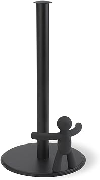 Umbra Buddy Countertop Paper Towel Holder, Black