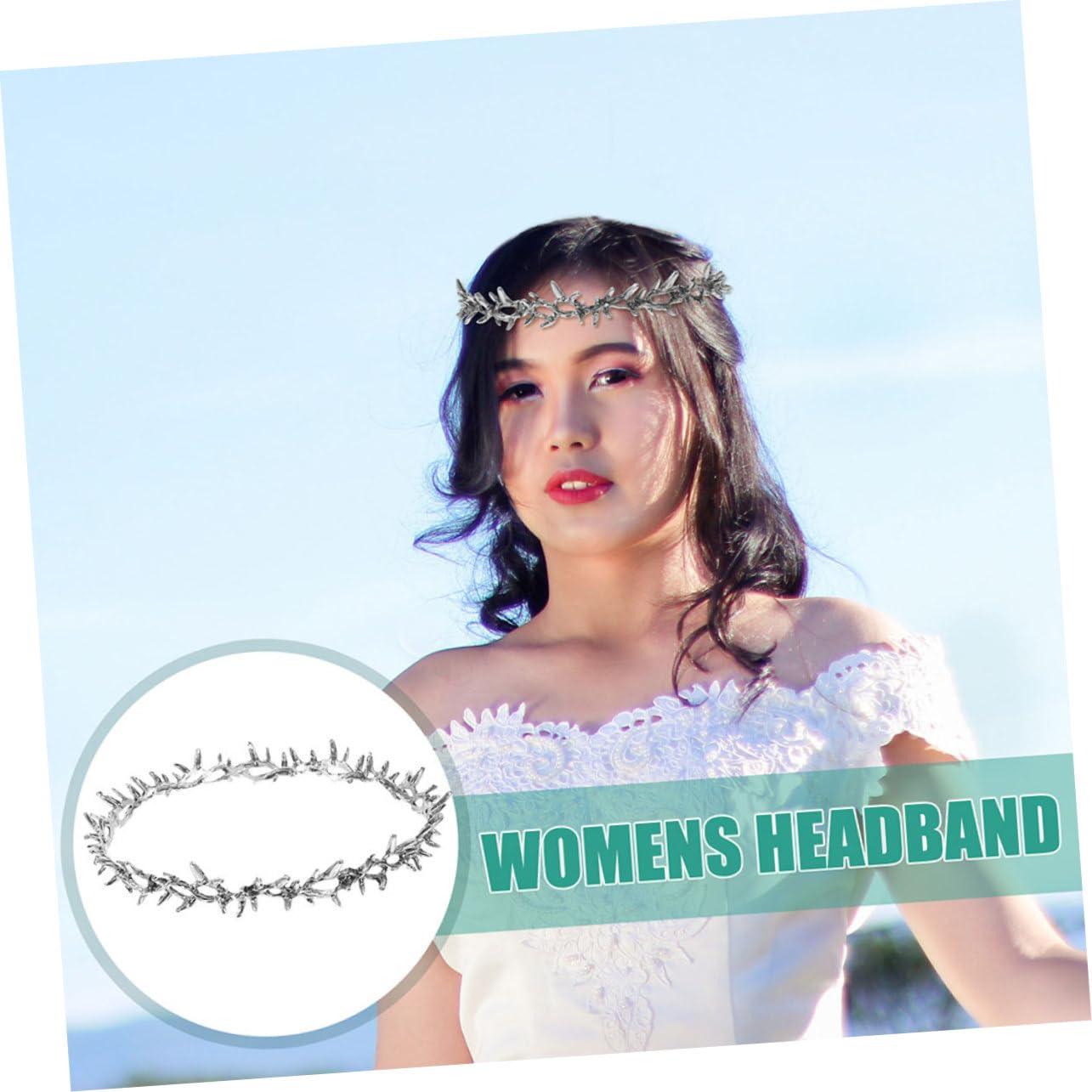Homoyoyo 2piezas Tocados de Boda Diadema Barroca de Metal para Novia Accesorios de Pelo para Fiesta y Ceremonia de Boda Decoración de Cabello para Mujer y Niña