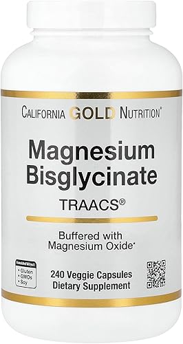 Bisglicinato de magnesio, minerales Albion de alta absorción, 240 cápsulas vegetales