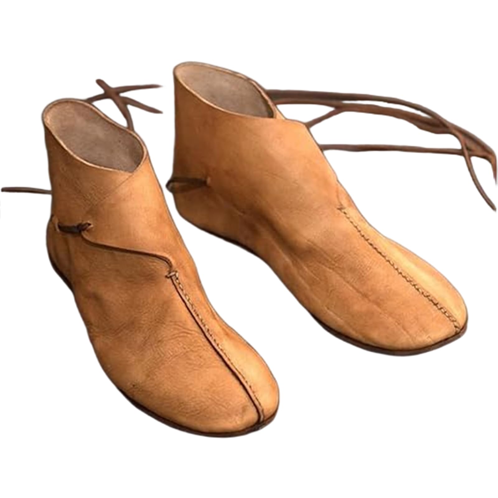 Renaissance Mittelalter Männer Stiefel Ritter Prinz Schuhe Vintage PU Leder Stiefel Kurzsohle Schuhe Rollenspiel Piraten Kleidung Zubehör