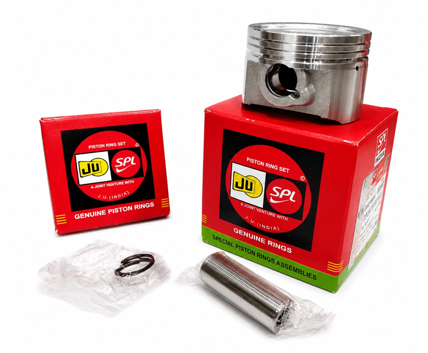 Piston Assembly Kit for Bajaj XCD 135cc | 54.00mm Diameter | OEM Ring | Tinning Surface (54.00mm - 0.50)-image-27
