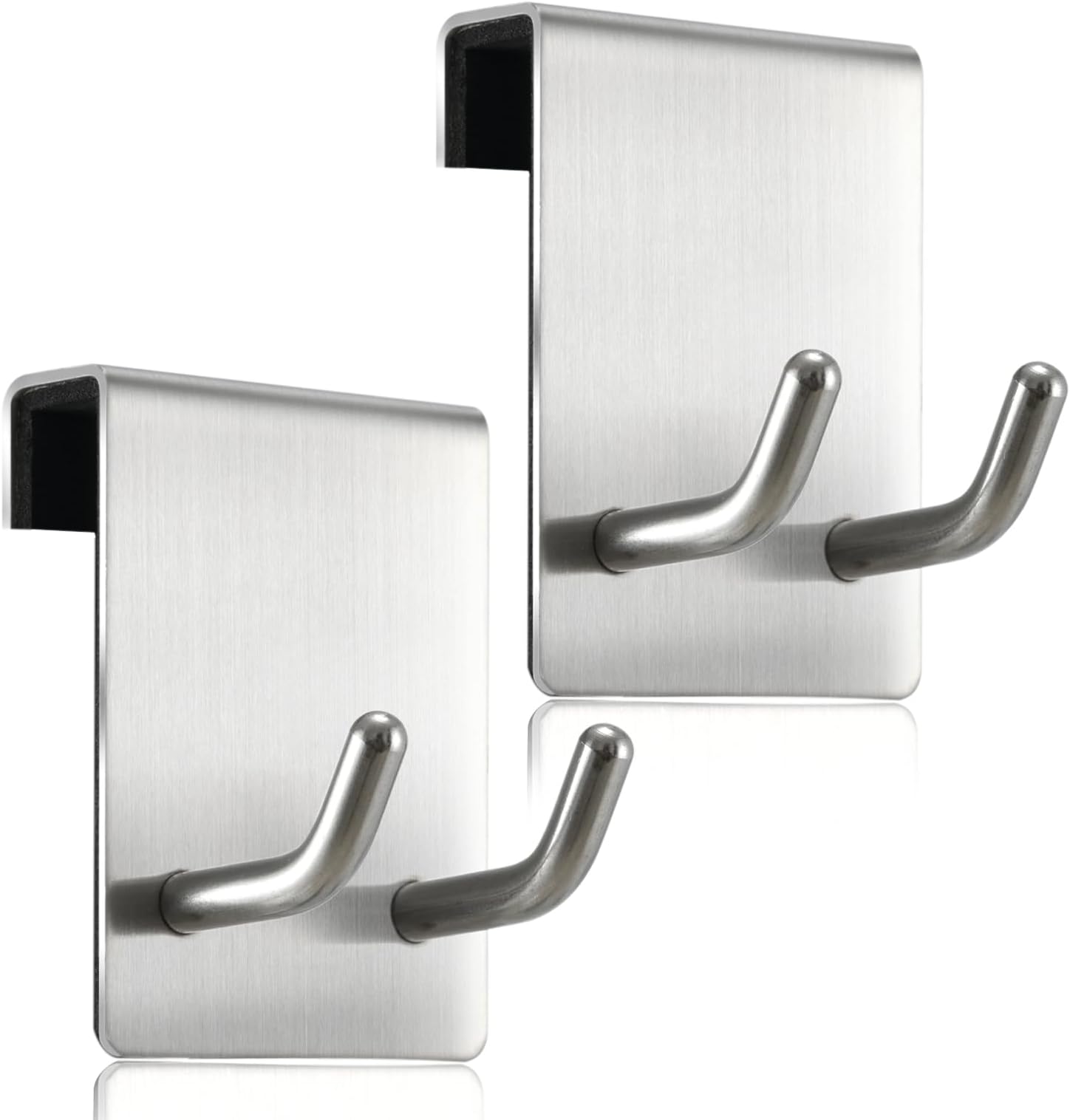 Happyiren Over The Door Towel Hooks Hanger Holder for Frameless Glass ...