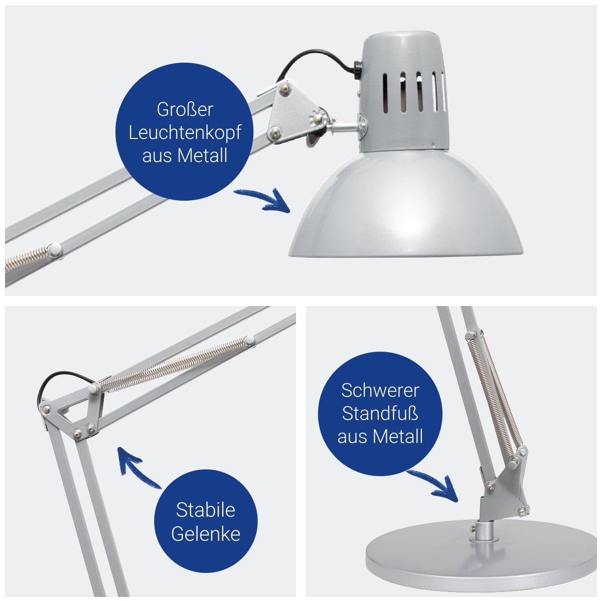 MAUL MAULstudy LED Desk Lamp | Adjustable Floor Lamp With - View #9