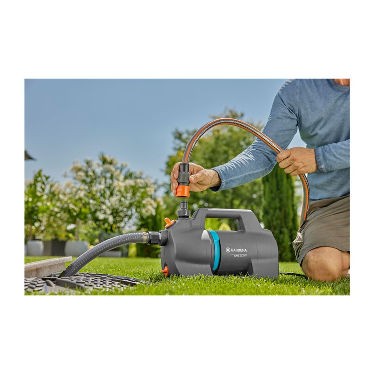 GARDENA 4200 Silent Gartenpumpe 4200 l/h 39m