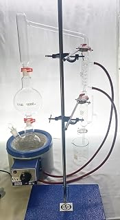 ISKO® Steam Distillation Apparatus with Heating Mantle, all Complete Glass and other Accessories. (1 Litre Capacity, 18) Price In India