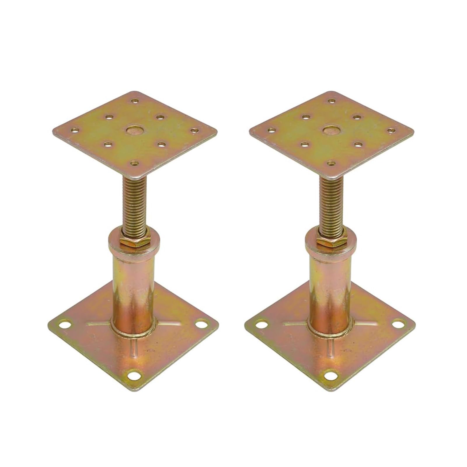 Piceioep A Duty Djustable Roof Brackets Pack Of 2 Galvanized Metal Elevated Rack For Secure Nd Stable Installations Djustable Roof Brackets