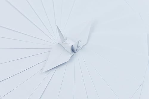 Miniatura 129 de Papel de origami naranja Origami de 6 x 6 pulgadas, 100 hojas de papel cuadrado de doble cara, papel de color, papel de color, cartulina ligera