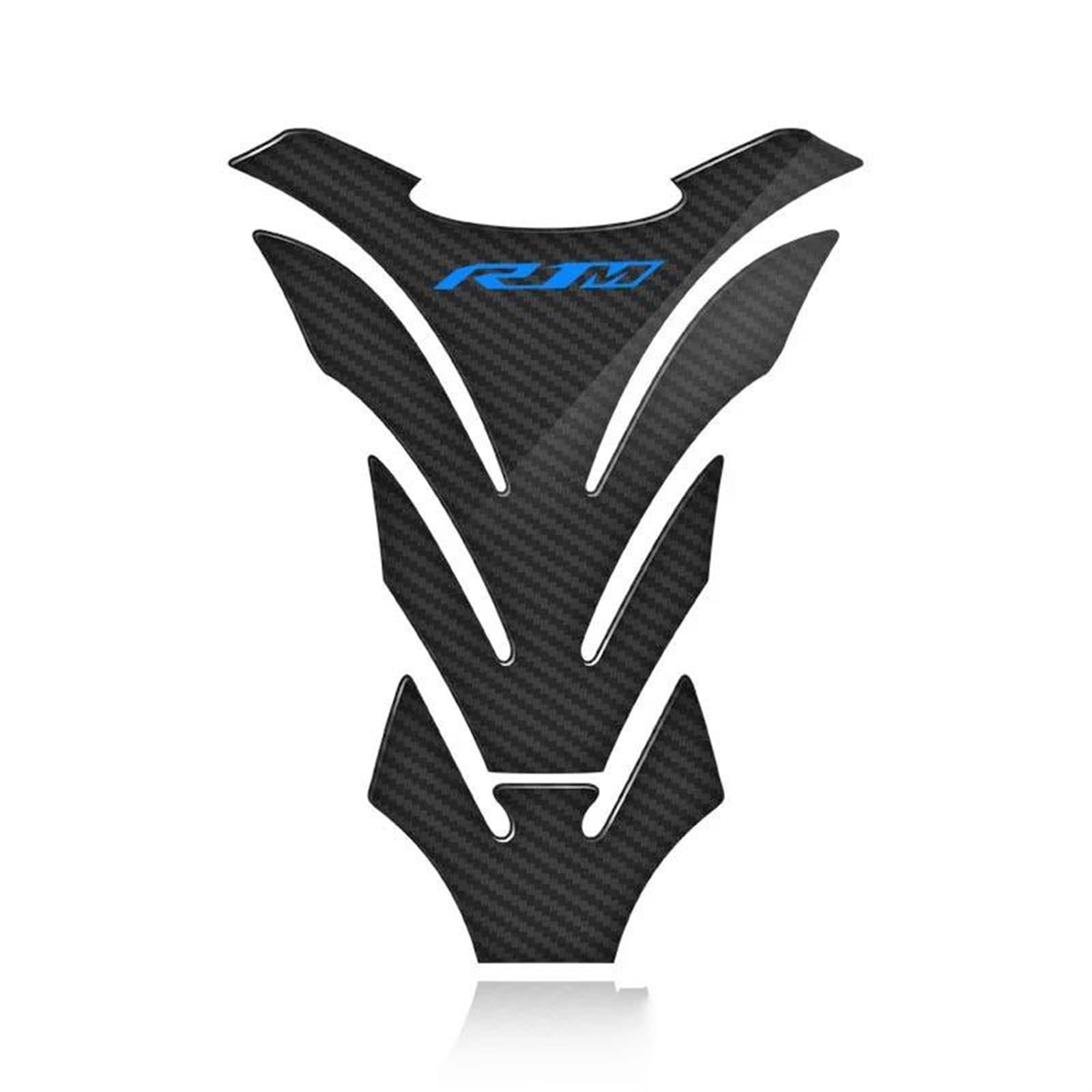 Protector de tanque para motocicleta Yamaha YZF R1 pegatinas fibra carbono R1M R1S accesorio tuning 6