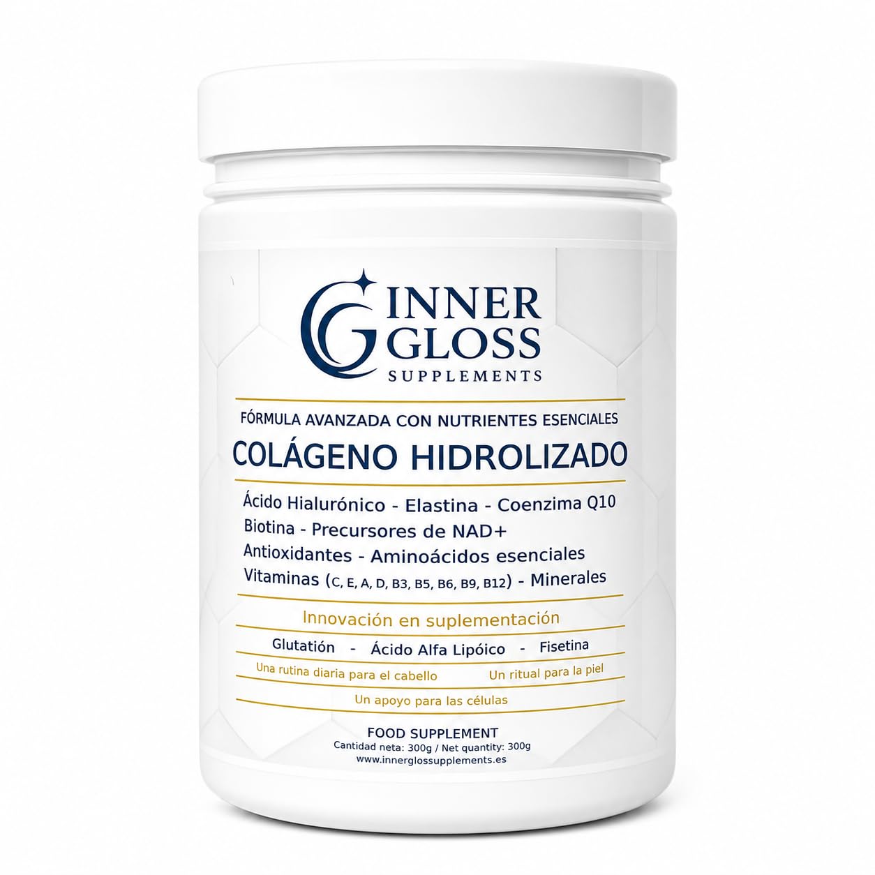 Colágeno Hidrolizado VERISOL® (5000 mg) + Elastina PROLASTIN® + Ácido Hialurónic