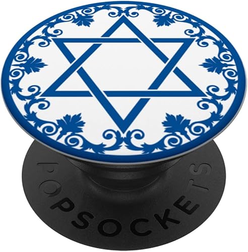 Star of David Chai Magen David Israel Flag Judaísmo kabbalah PopSockets intercambiables PopGrip