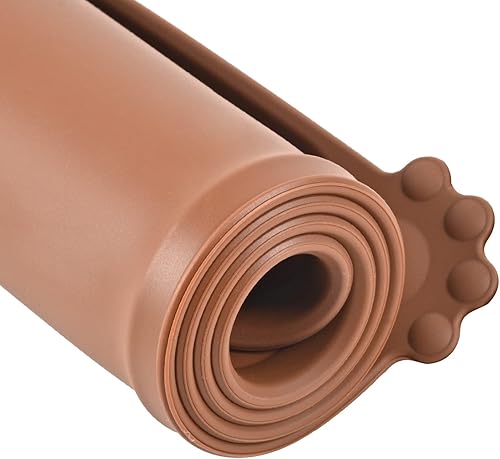 Miniatura 3 de Juqiboom Tapete de silicona impermeable para alimentación de perros y gatos, antideslizante, fácil de limpiar, mantel individual (24 x 16 pulgadas),