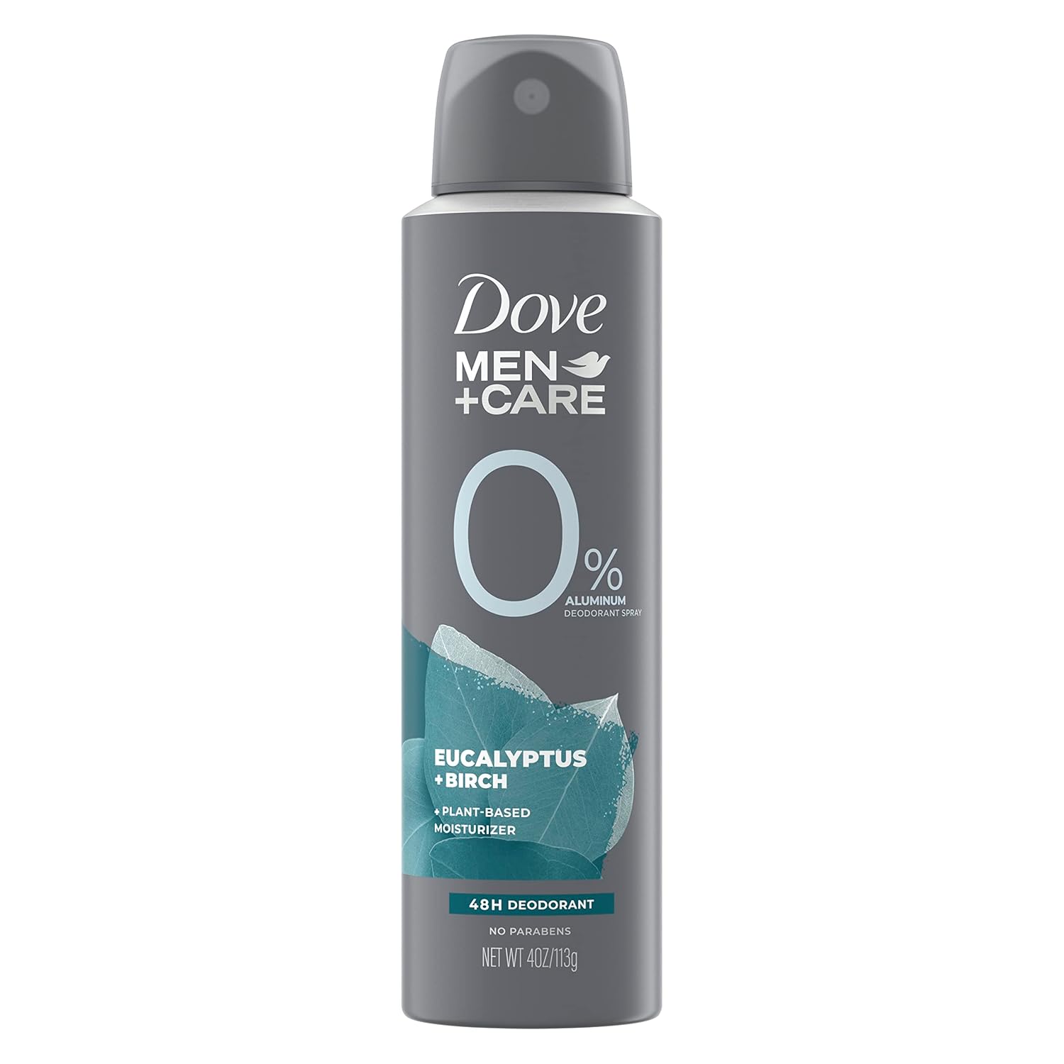 Dove, Men+Care Deodorant Spray Eucalyptus & Birch, 4 Ounce