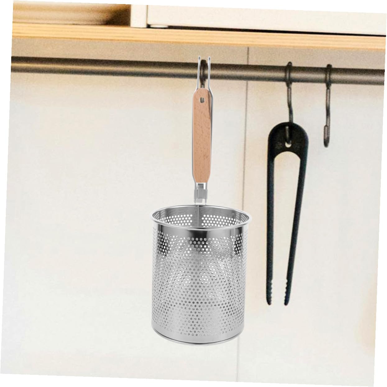 Cesta de Fideos de Acero Inoxidable 2 Piezas con Mango Ergonómico