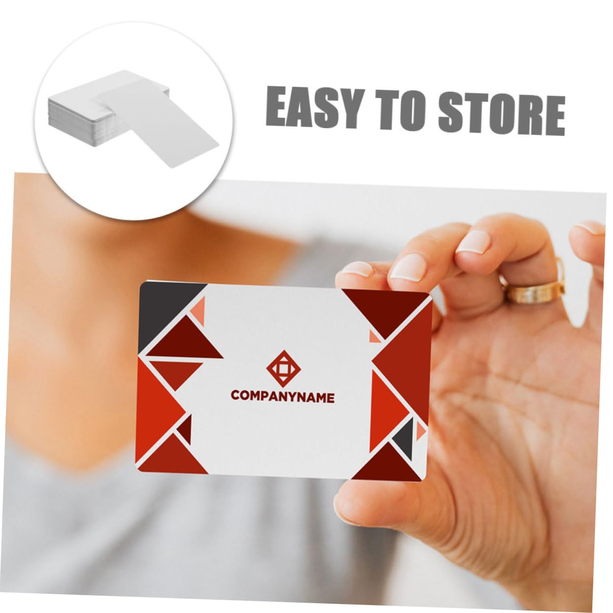 DOITOOL 3 Series Tarjetas De Visita De Metal Sublimación Tarjetas De Negocios Material Resistente Para Diy 50 Piezas*3