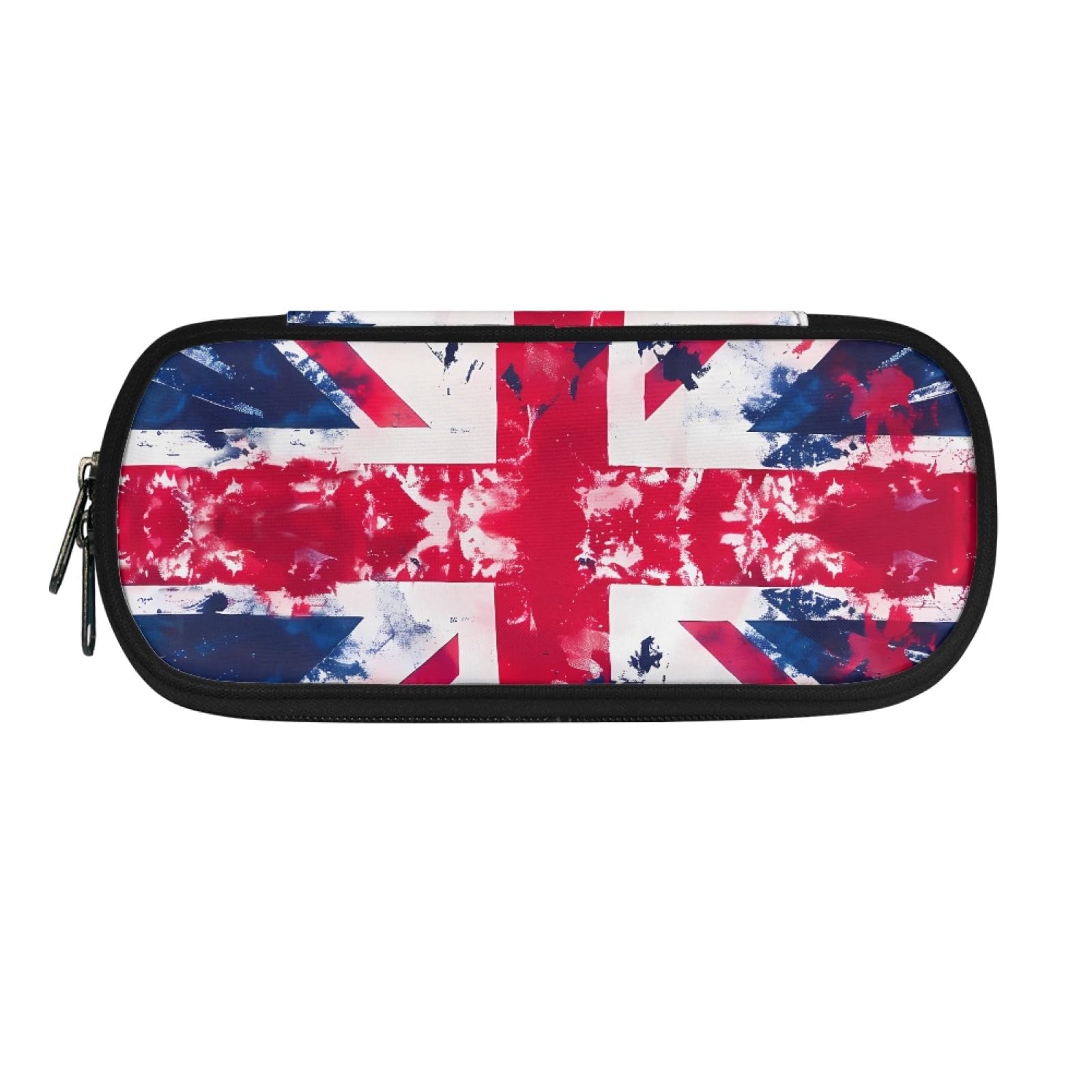 TOADDMOS UK Flag Pattern Pencil Bag for Boys Girls Pen Pouch Stationery Oraganizer with Pen Slot Desk Storage (You are Awesome)