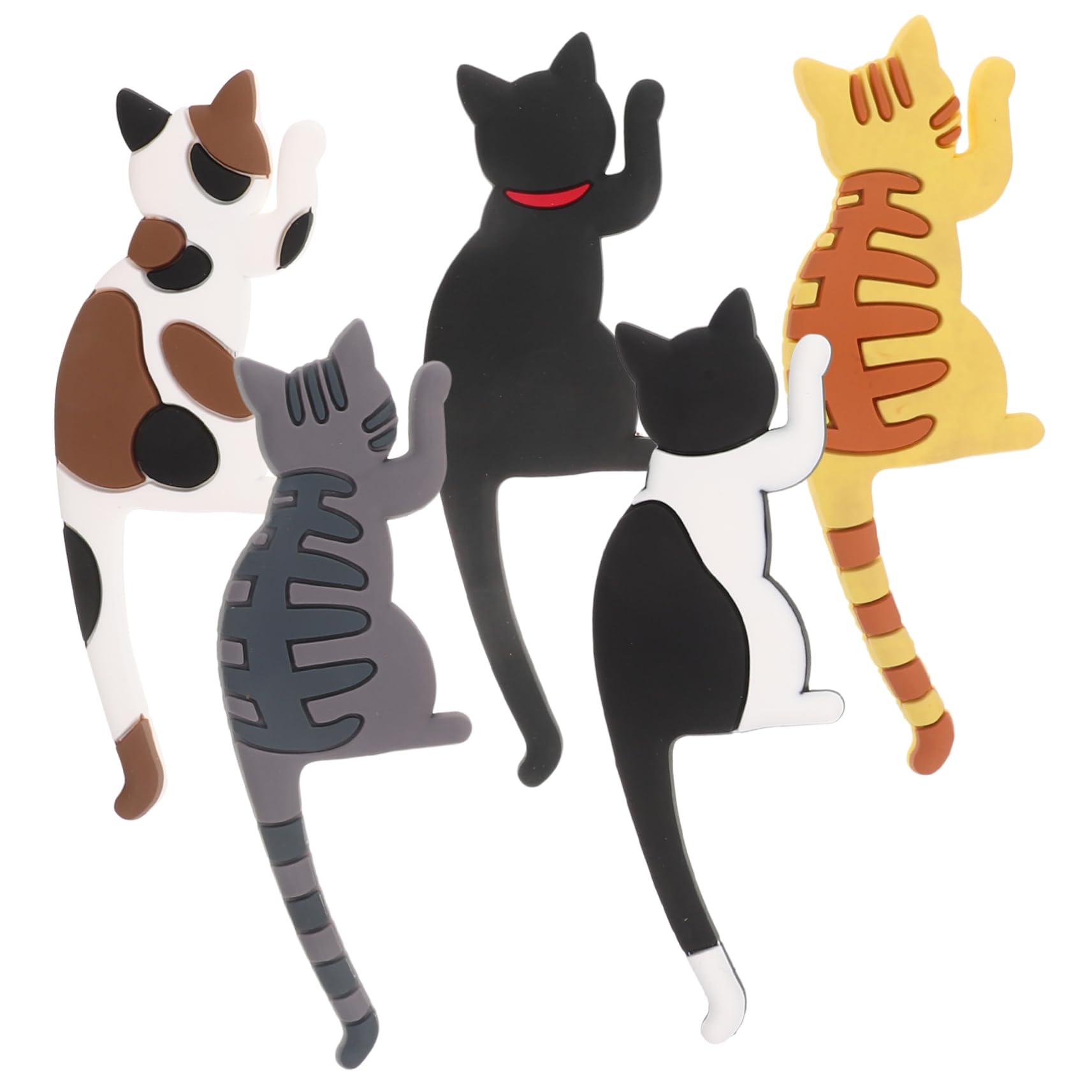 Porte-clés magnétiques chat : ne perdez plus vos clés grâce au support mural en PVC