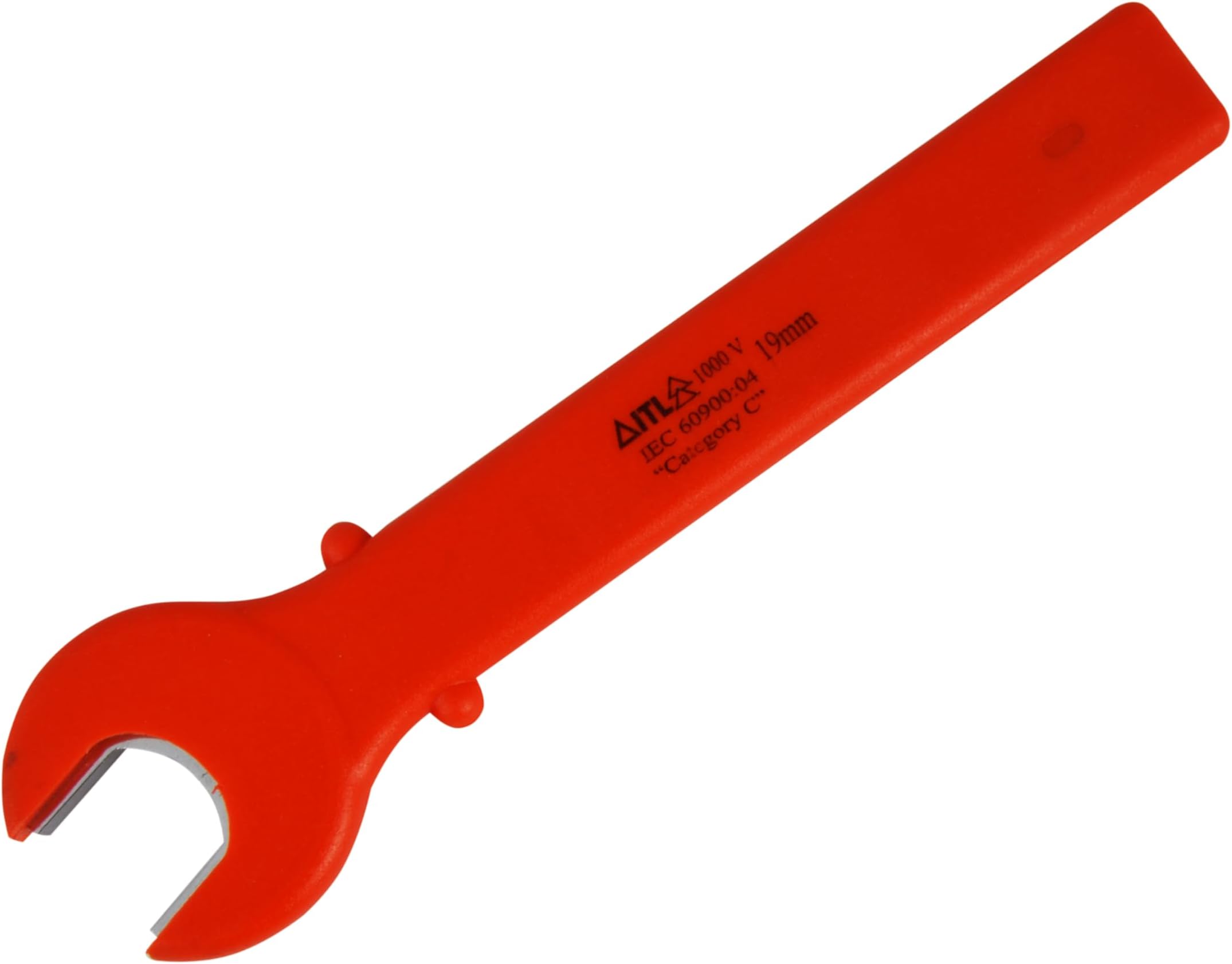 ITL Insulated Tools 8mm Open Ended General Purpose Spanner – 1000V Insulated - VDE Certified - Electrical Safety Tool
