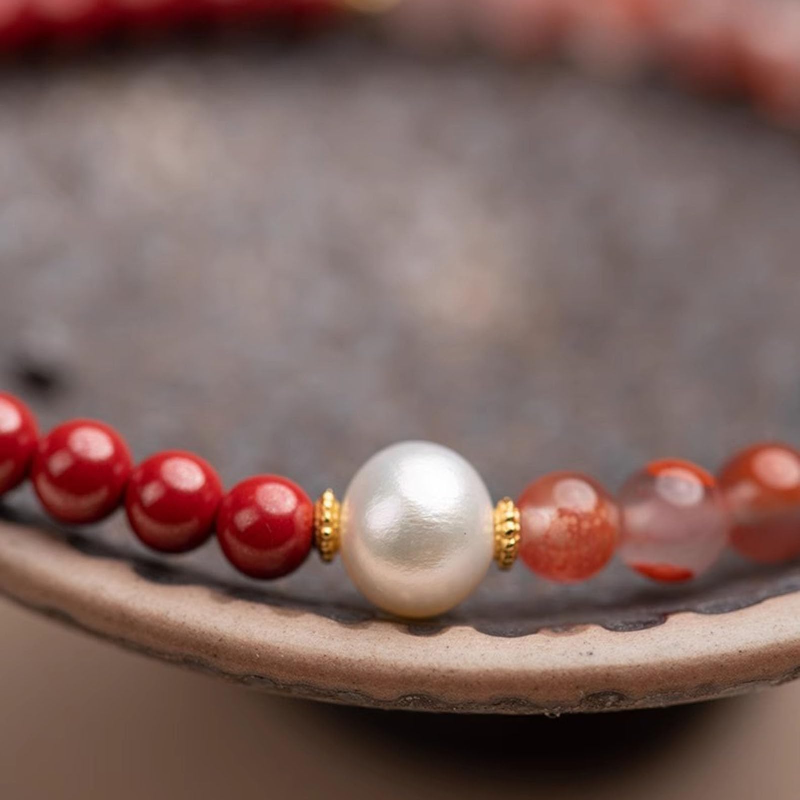 Pulsera Feng Shui, Cristales Naturales de Poder curativo de Chakras, Pulsera de macramé, Cuentas de Piedras de Yoga, meditación, relajación, ansiedad, Brazalete para Mujeres