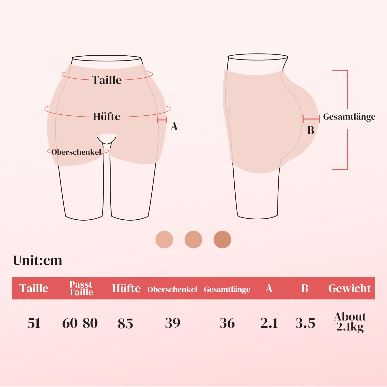 Minaky Silicone Panty Crossdresser Silicone Culotte Levage des Hanches, Entrejambe Creusé, pour Travesti Drag Queen Transgender