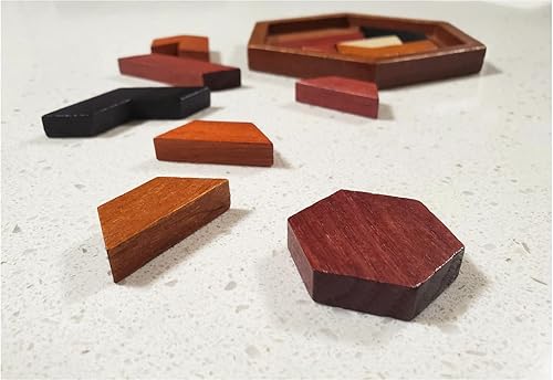 Miniatura 2 de Rompecabezas de madera hexagonal  Teasers de cerebro para niños de 10 a 12 años. También es un gran rompecabezas para adultos