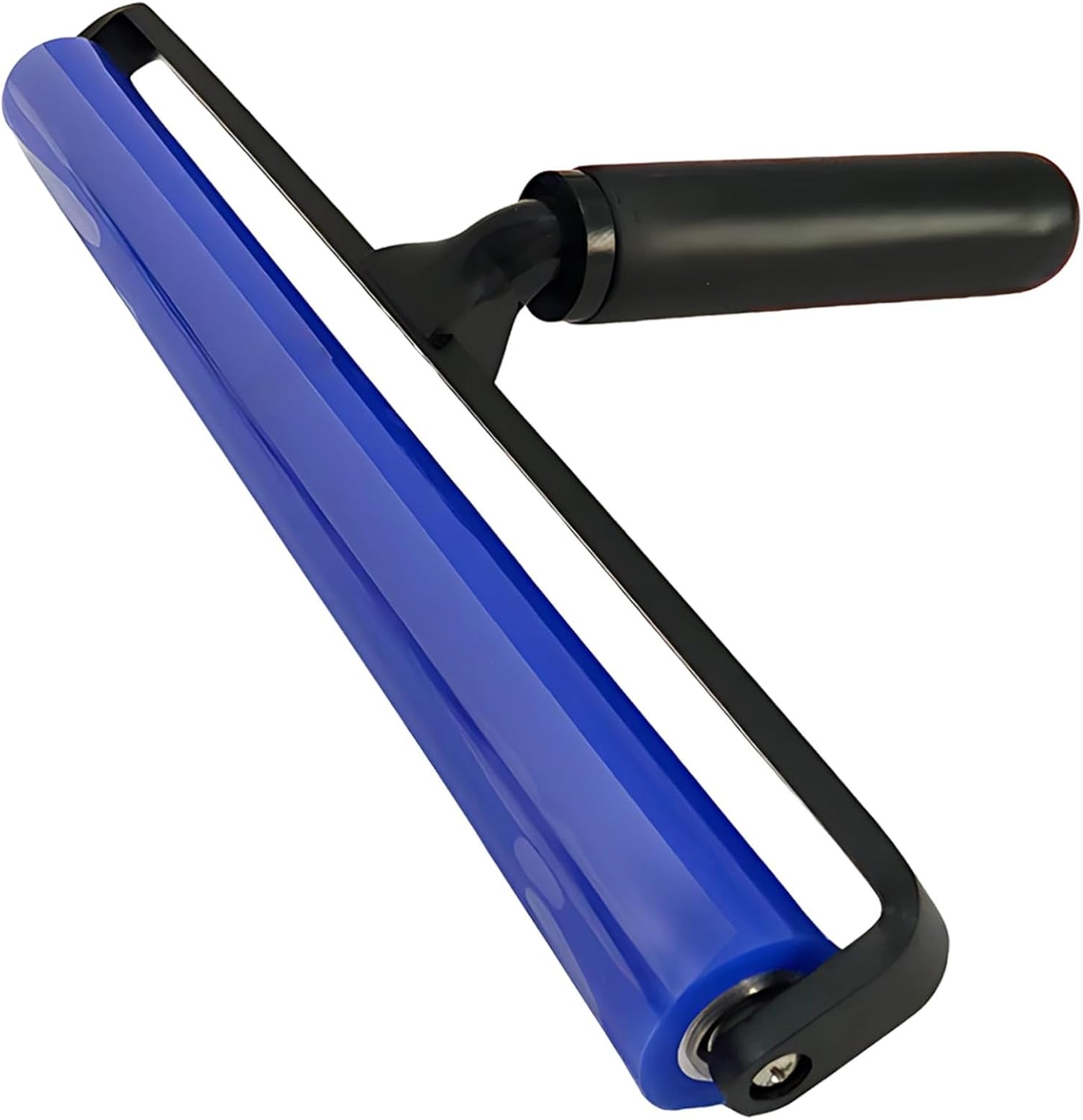Dust Cleaning Roller, For Vinyl Records, Silicone Anti Static, Blue Lint Remover, 11.8 In (30 Cm) Long T-Handle, Adhesion High, Ideal For Record, Home, And Office Care