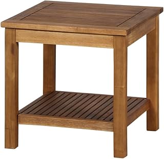 Siena Garden Astoria Side Table, 100% FSC Acacia, 45 x 45 x 45 cm, Brown