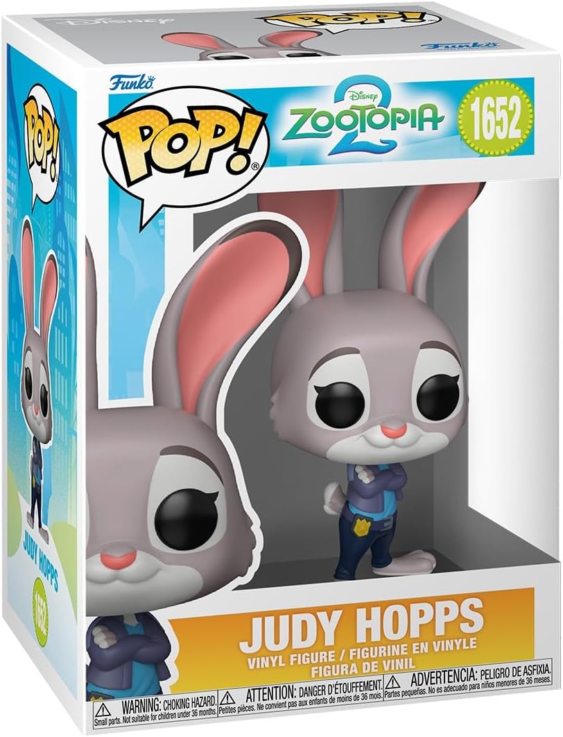 Funko Pop! Disney: Zootopia 2 – Judy Hopps – Collectable Vinyl Figure – Gift Idea – Official Merchandise – Toys for Kids & Adults – Disney Fans – Model Figure for Collectors and Display Funko Pop! Disney: Zootopia 2 – Judy Hopps – Collectable Vinyl Figure – Gift Idea – Official Merchandise – Toys for Kids & Adults – Disney Fans – Model Figure for Collectors and Display