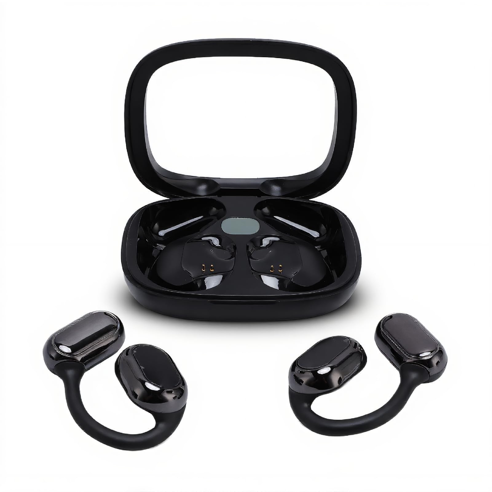 Tłumacz Słuchawki w Czasie Rzeczywistym, Tłumacz Języka na Wkładkach Dousznych, Urządzenie Tłumacze z Słuchawkami Aplikacji Bluetooth z obudową do ładowania Muzyki i Połączenia